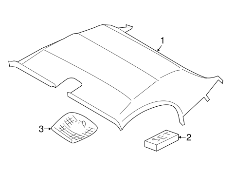 Boxster INTERIOR TRIM - CONVERTIBLE TOP