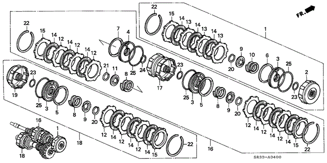 TRANSMISSION - AUTOMATIC/AT CLUTCH for 1992 Honda CIVIC HATCHBACK #1