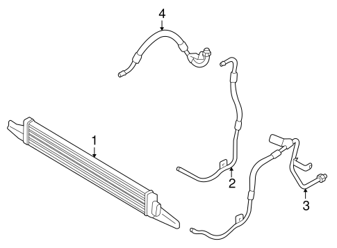 S80 TRANS OIL COOLER