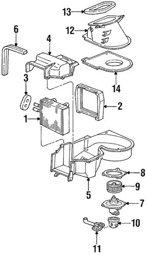 Villager BLOWER MOTOR & FAN