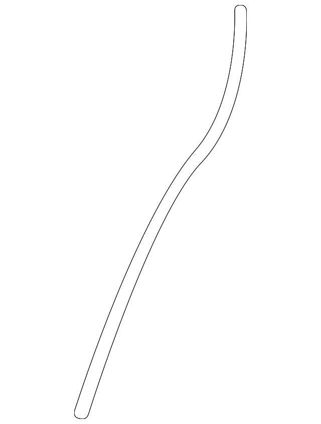 XR841240 DRAIN HOSE, LEFT