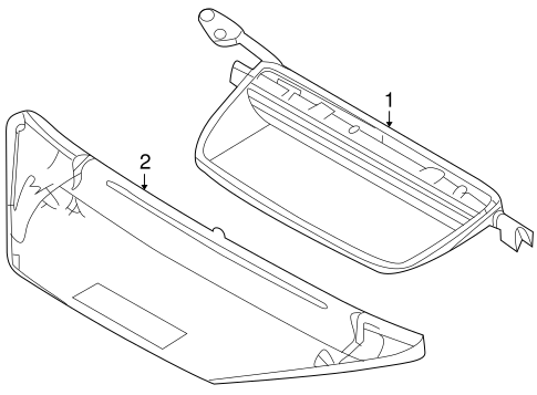 Electrical/High Mount Lamps for 2012 Ford Taurus #1