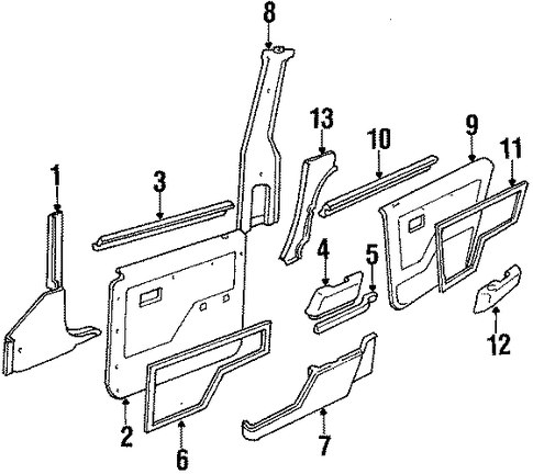 LTD INTERIOR TRIM