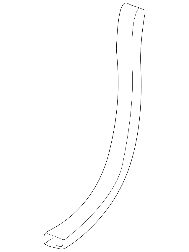 HJA1651AD Деталь WEATHERSTRIP, LEFT