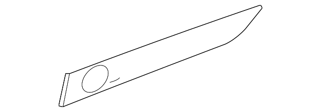 C2D3389 Деталь MOLDING, RIGHT