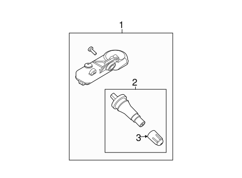 Tire Pressure Monitor Components for 2013 Ford F-150 #0