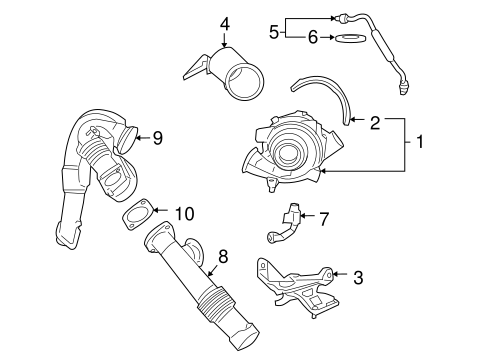 Engine/Turbocharger & Components for 2005 Ford F-350 Super Duty #1