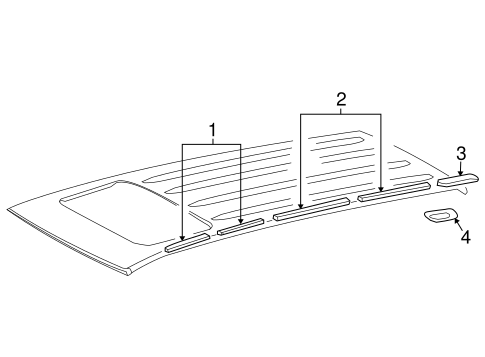 BODY/EXTERIOR TRIM - ROOF for 2014 Toyota Land Cruiser #1