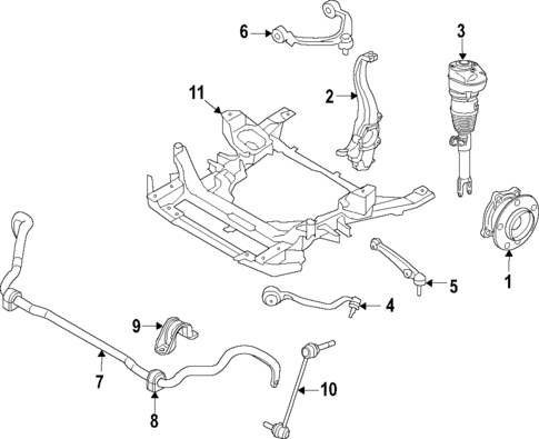 Upper Control Arm for 2019 BMW 740e xDrive #0