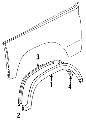 Comanche EXTERIOR TRIM - FENDER 2