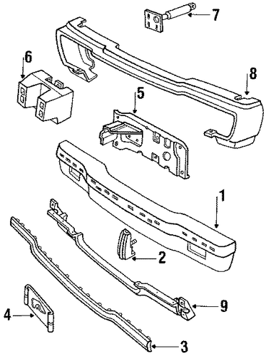 Marquis FRONT BUMPER