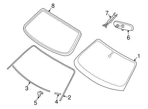 Reveal Moldings for 2007 Infiniti FX35 #0