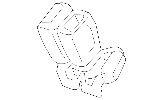 31250658 Деталь BUCKLE, LEFT