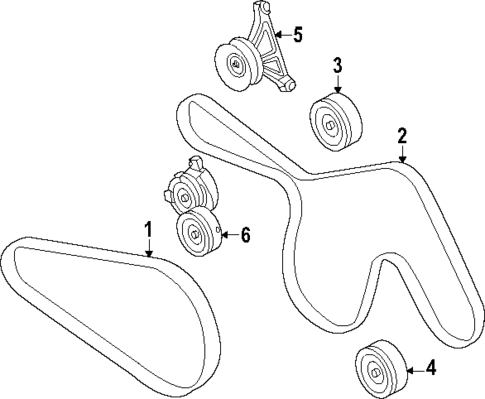 Belts & Pulleys for 2024 Ford Ranger | OEM Parts Online