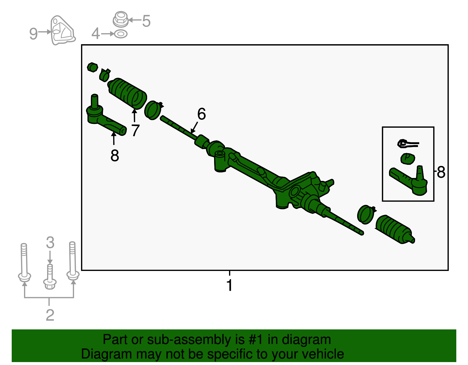 Rack and Pinion - Toyota (44200-60170)