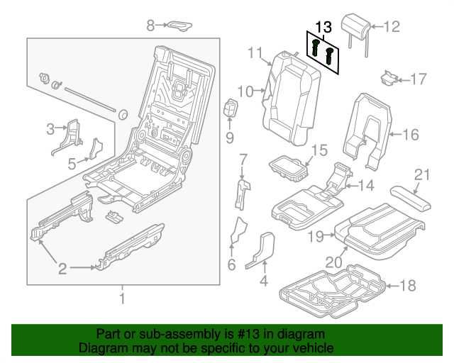 20172019 Audi Q7 Headrest Guide 4L08839195E0 Audi USA Parts