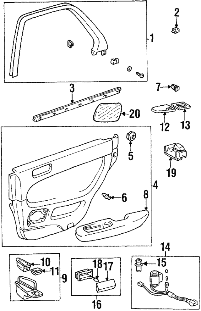 Lexus OEM Trim Panel Assembly Cover Part 6778650010A0 OEM Vehicle Parts