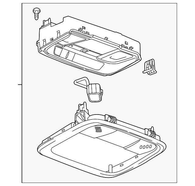 2019 Chevrolet Volt Overhead Console 84423301