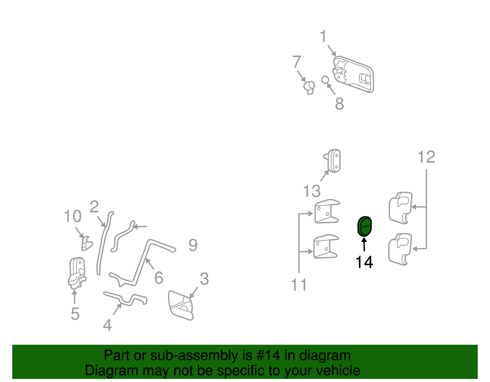 Side Door Check Link Plug - GM (15771323)