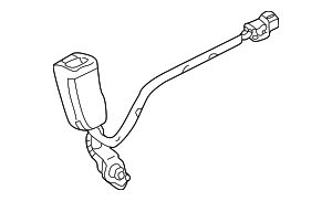 Honda 00-09 S2000 Seat Belt Buckle Extender main image 1