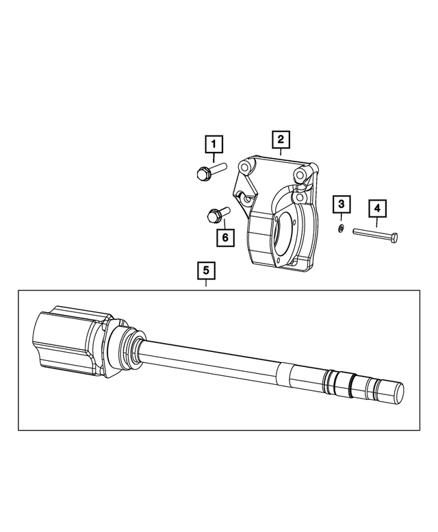 20122019 Fiat 500 Axle Intermediate Shaft RL105690AA Mopar eStore