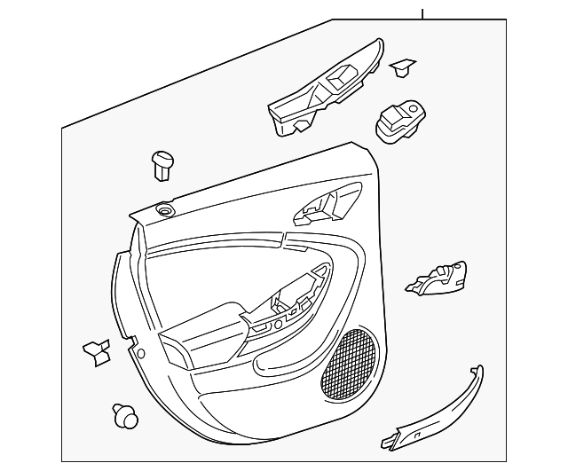 Door Trim Panel GM (84091148)