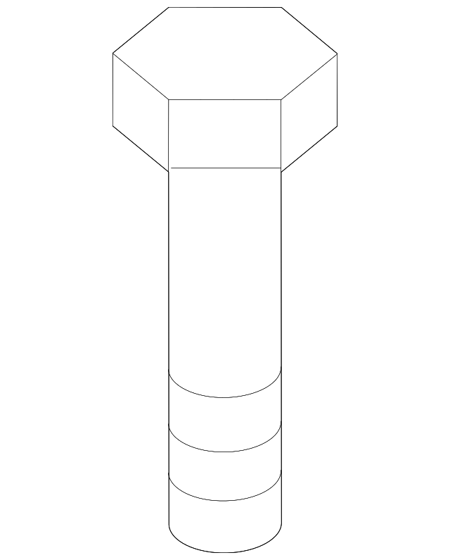 M12x1.75x68.5 Multi-Purpose Bolt - Cadillac (89060205)