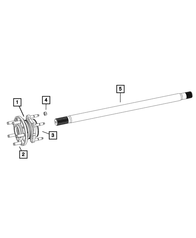 2024 Jeep Wrangler Hub 68639320AA | My Mopar Parts