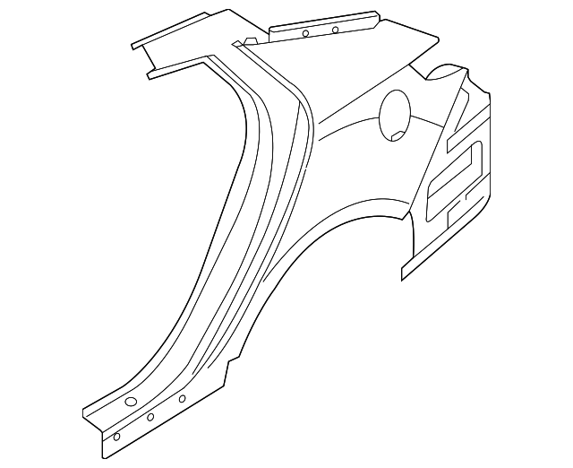 20122015 Kia Optima Quarter Panel 71503 4CC00 QuirkParts