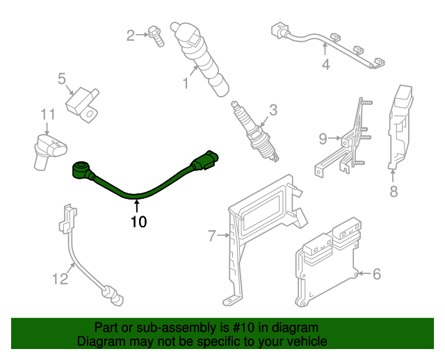 393203C200 Knock Sensor 20112018 Kia Kia.Parts Store