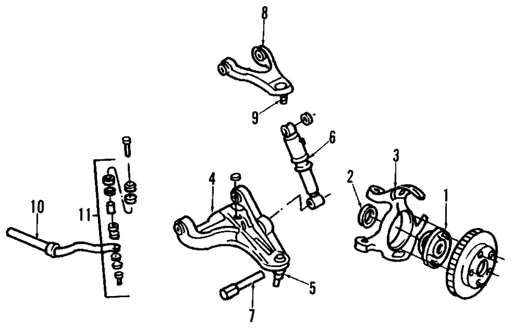Hub & Bearing - GM (7470005)