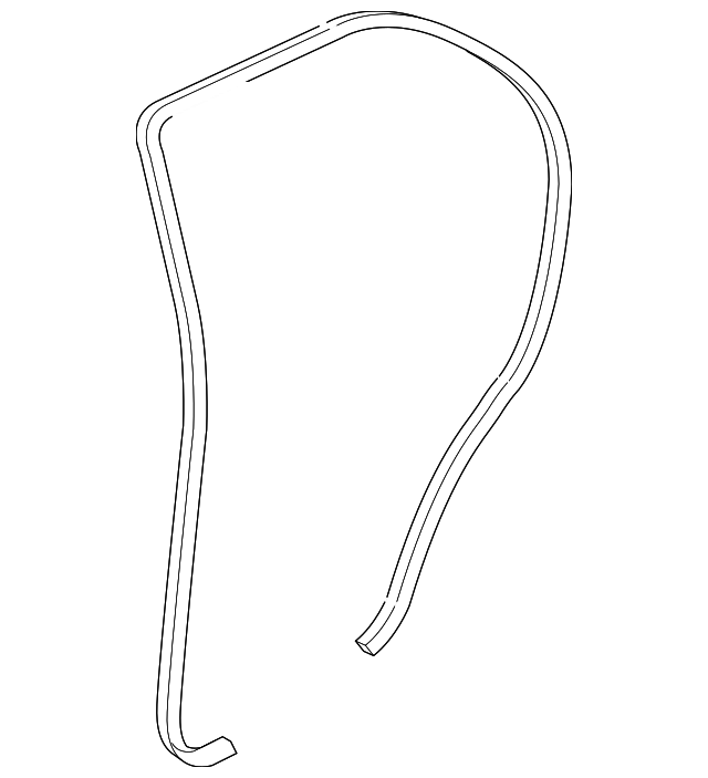 Rear Side Door Opening Trim Weatherstrip - GM (96692850)