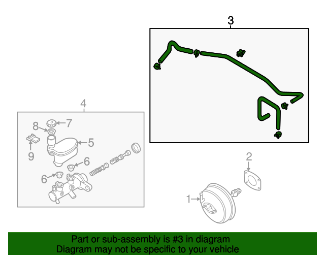 20022008 Nissan Vacuum Hose 474308J100 Nissan Parts Store