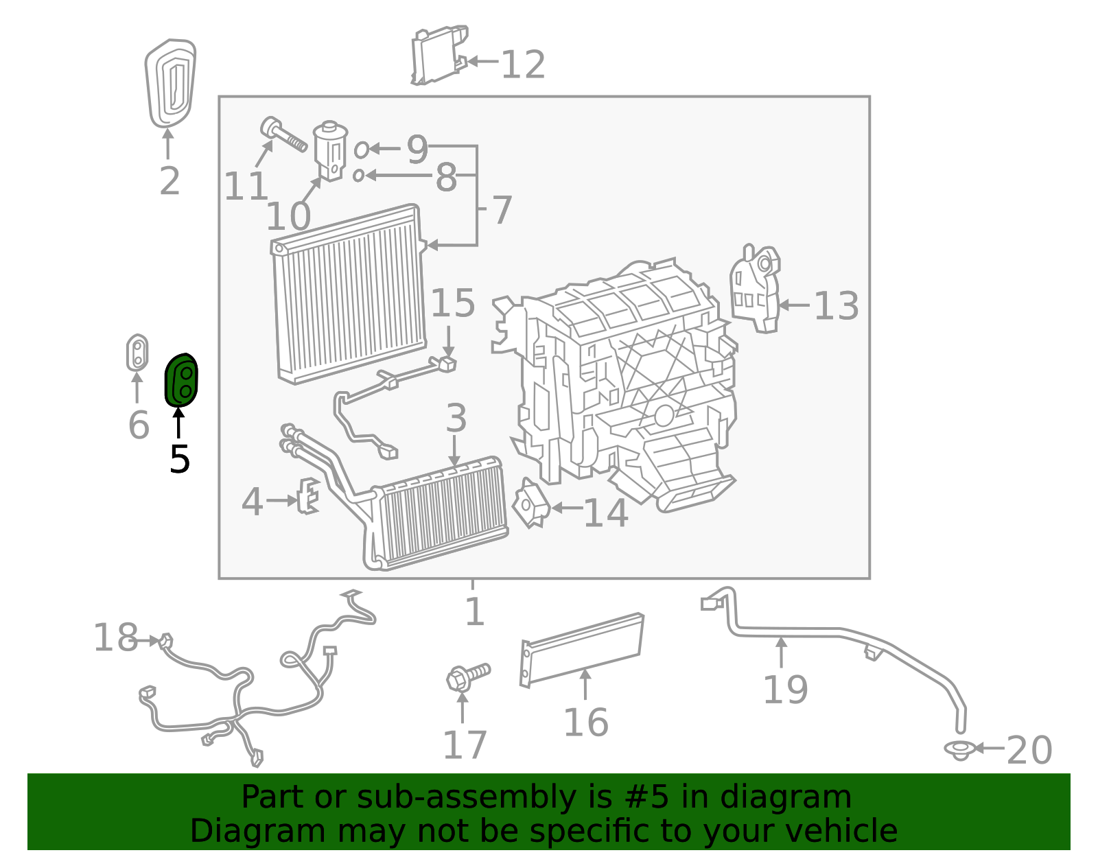Heater Core Grommet - Toyota (87128-06010)