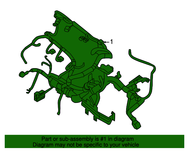 OEM Nissan Engine Harness For 20182019 Nissan Sentra Part 24011