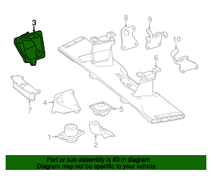 642-223-42-04 - Engine Mount Bracket 2012-2016 Mercedes-Benz ...