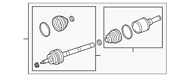 Axle Assembly - Ford (GL1Z-3A427-A)