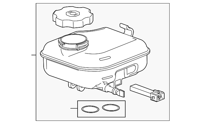 Genuine GM Master Cylinder 92067134