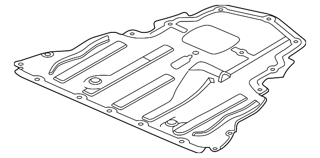 Rear Shield 2019-2020 INFINITI QX50 (75881-5NA0A) Image