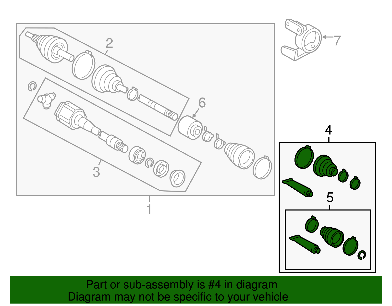 Boot Kit - Toyota (04428-0E060)