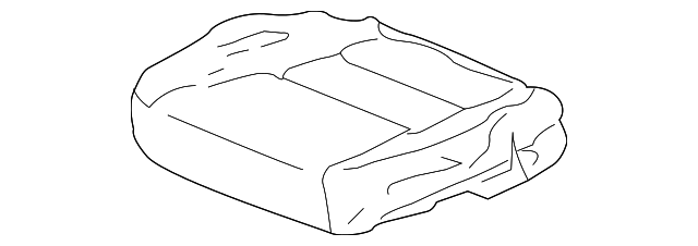 Right Front Honda Genuine 81131-SDA-L45ZA Seat Cushion Trim Cover Right Front Honda Genuine 81131-SDA-L45ZA Seat Cushion Trim Cover