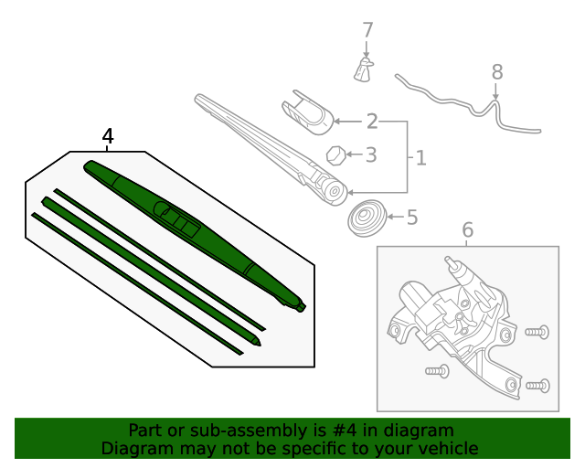20192024 Acura RDX Wiper Blade 76730TJBA11 OEM Parts Online