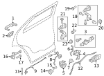 Genuine Ford Handle Outside Cap BT4Z-78218B08-BAPTM