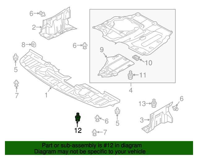 MS240602 - Mount Bolt 2003-2017 Mitsubishi | Mitsubishi Direct Parts