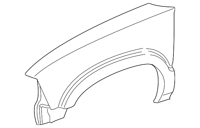 Front Passenger Side Fender - GM (12477998)