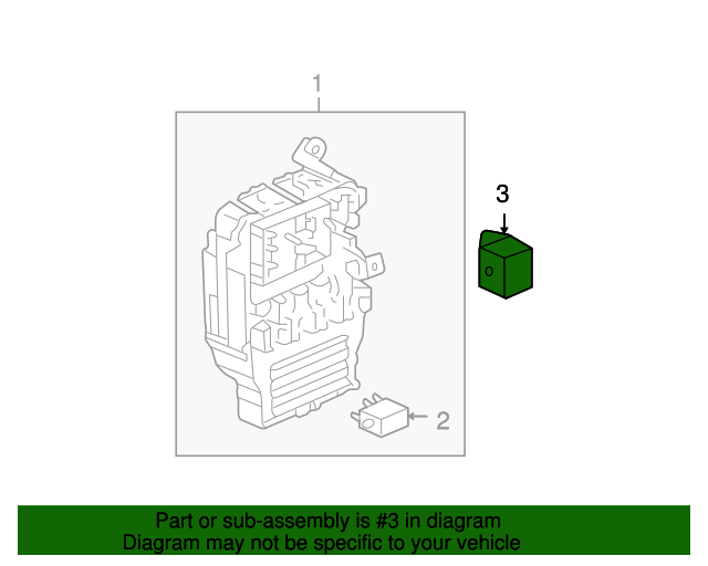 20072013 Acura MDX Relay Assembly, Turn Signal And Hazard (Omron