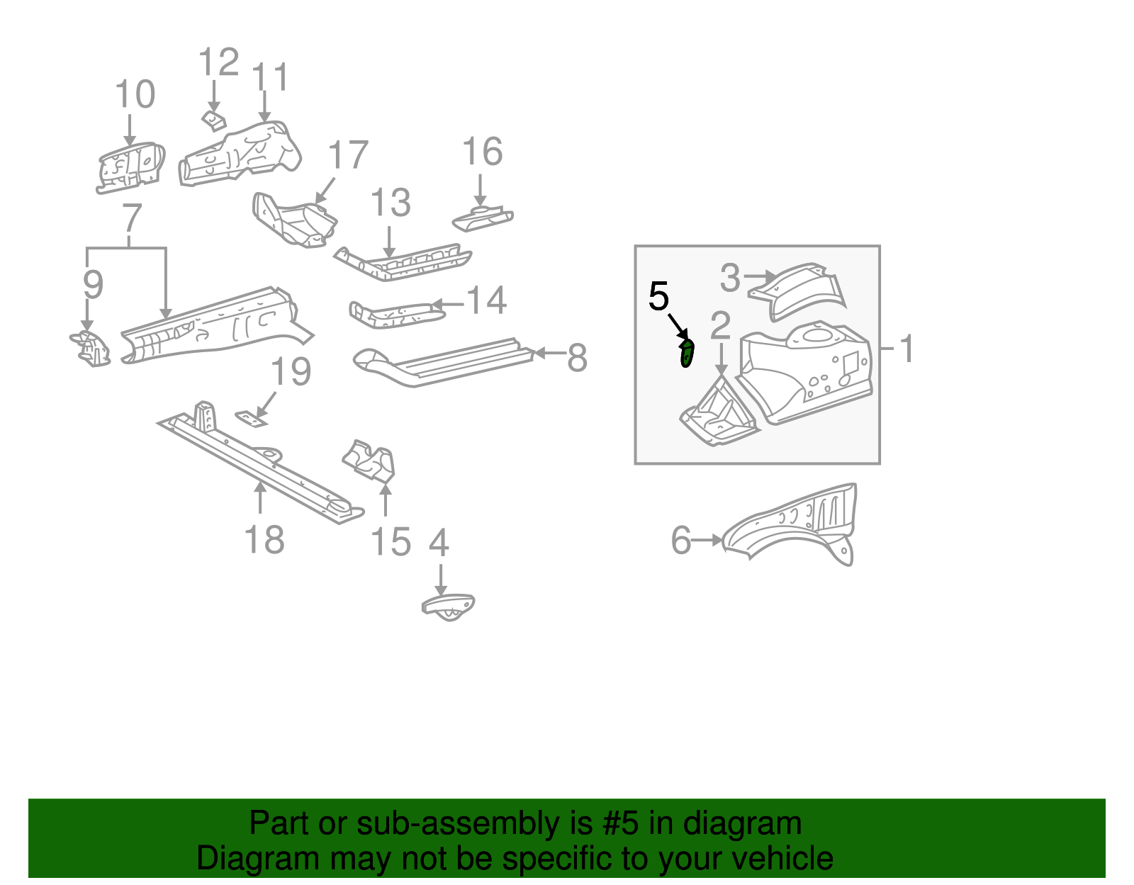 Mount Bracket - Toyota (53235-17010)