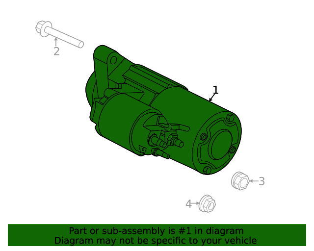 20202023 Ford Starter Motor lk4z11002c