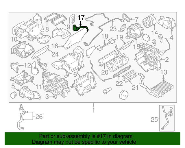 20112017 Nissan OEM NEW 20112017 Nissan Cube Juke Nismo Hvac Blower