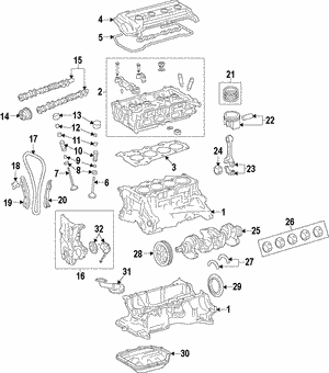 OEM Hyundai Elantra Exhaust Cam Shaft 24200-2E100